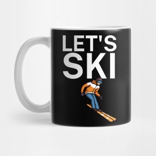 Lets ski Mug